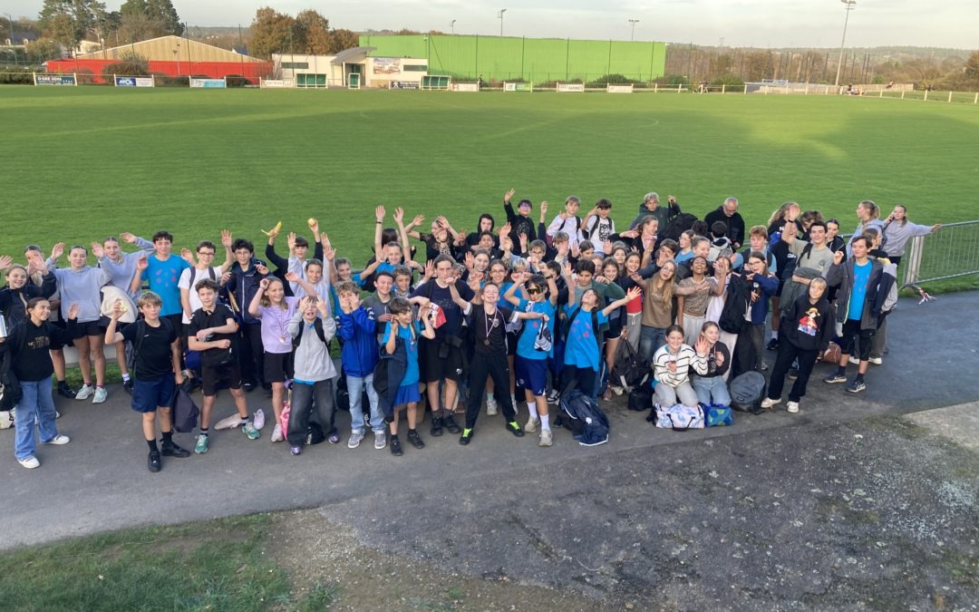 Cross UNSS du district : le collège La Rivière d’Étel en grande forme !