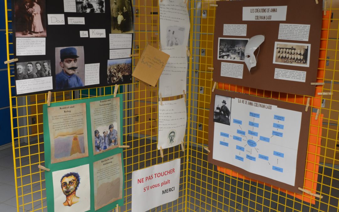 « Sourire quand même. » Des élèves de Troisième rendent hommage aux Gueules cassées de la Première Guerre mondiale.