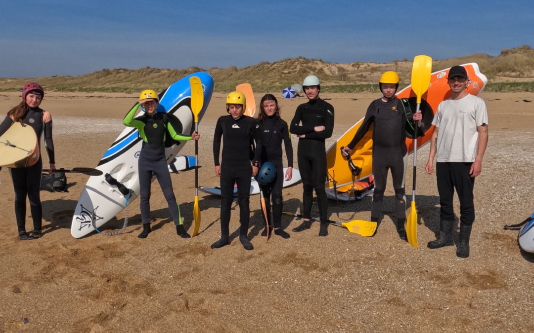 De la glisse pour les waveskieurs de la section nautique