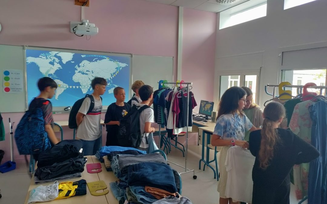 Les élèves du Conseil de la Vie Collégienne organisent une Gratiféria